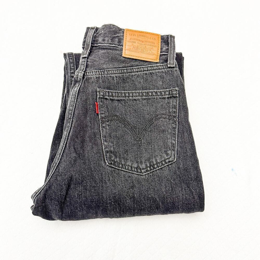 Levi's Dad Jean Charcoal Loose Fit Charcoal Black Denim Pants Size 25